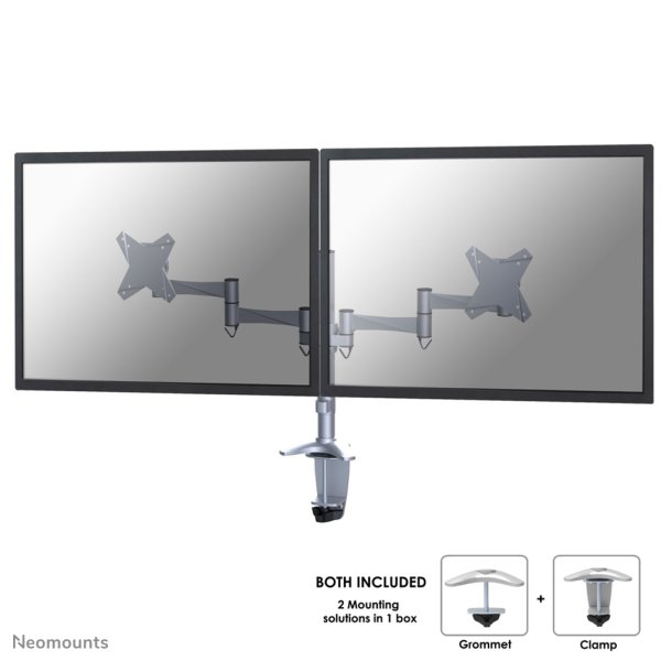 Neomounts FPMA-D1330DSILVER Monitor arm 10-27"