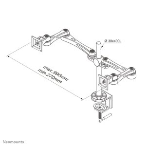 Neomounts FPMA-D930D Monitor arm 10-30"