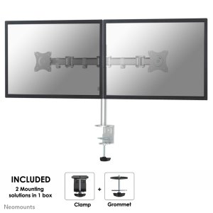 Neomounts NM-D135DSILVER Monitor arm 10-27″