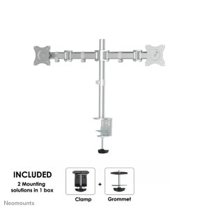Neomounts NM-D135DSILVER Monitor arm 10-27"