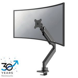 Neomounts NM-D775BLACKPLUS Monitor arm 10-49″ - gas spring - Topfix - 180°-stop