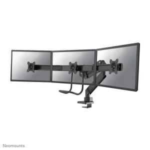Neomounts NM-D775DX3BLACK Monitor arm 17-27″ - gas spring - Topfix - 180°-stop