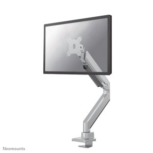 Neomounts NM-D775SILVER Monitor arm 10-32″ - gas spring - Topfix - 180°-stop
