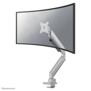 Neomounts NM-D775SILVERPLUS Monitor arm 10-49″ - gas spring - Topfix - 180°-stop