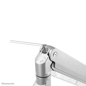 Neomounts NM-D775SILVERPLUS Monitor arm 10-49" - gas spring - Topfix - 180°-stop