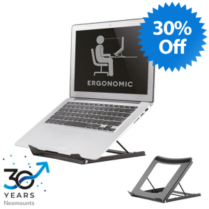 Neomounts NSLS075BLACK Laptop stand 10-16″ - foldable - compact - universal