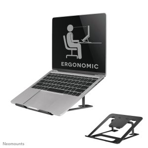 Neomounts NSLS085BLACK Laptop stand 10-17″ - foldable - compact - universal