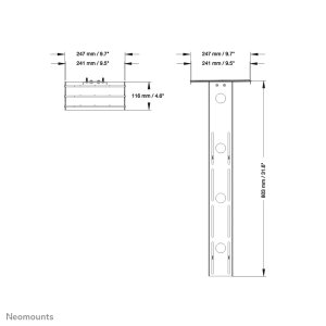 Neomounts PLASMA-M2500CAMSHLF2 Camera shelf 65-86"