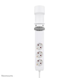 Neomounts DS22-840WH6 Desk socket with clamp and USB-C and USB-A ports - Quick charge