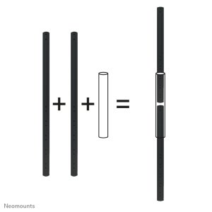 Neomounts FPMA-CPCONNECTBLACK Extension pole connector