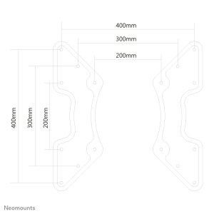 Neomounts FPMA-VESA440 VESA-adapter 27-60"