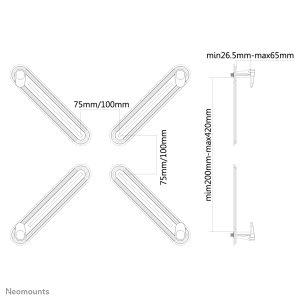 Neomounts FPMA-VESANON VESA-adapter 10-27"