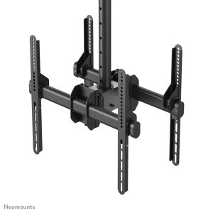 Neomounts NM-C440DBLACK Dual monitor/TV mount ceiling 32-60" - h 56-91 cm