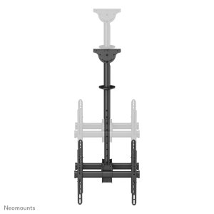 Neomounts NM-C440DBLACK Dual monitor/TV mount ceiling 32-60" - h 56-91 cm