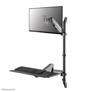 Neomounts WL90-325BL1 Sit-stand workstation wall 17-32″ - gas spring