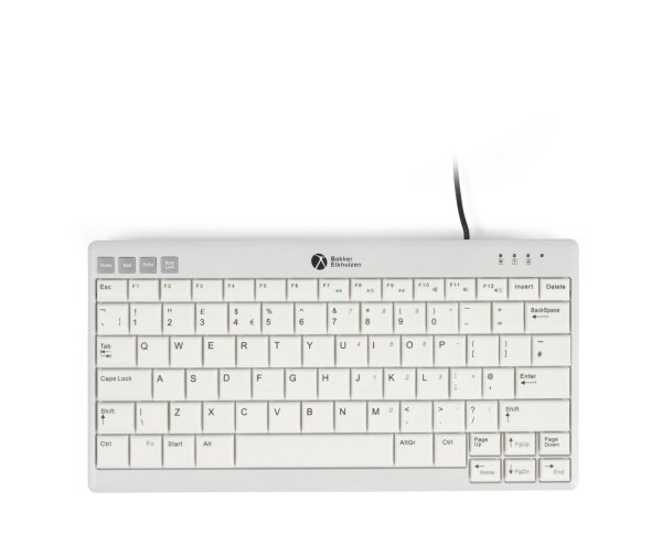 BakkerElkhuizen UltraBoard 950 V2 keyboard Office USB QWERTZ German Dark Grey, Light grey