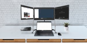 STANDIVARIUS ST-DOXA3-B portable TV/monitor Portable monitor Black 39.6 cm (15.6") LED 1920 x 1080 pixels