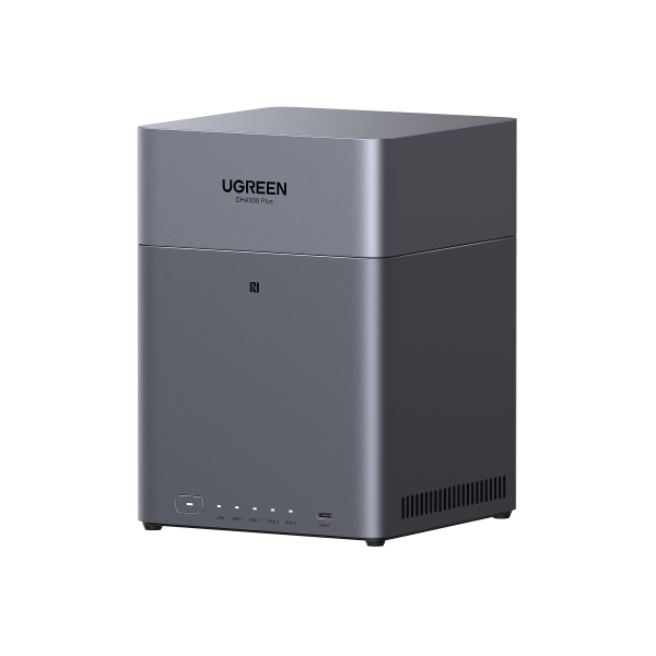 Ugreen DH4300 Plus NAS Mini Tower 8 GB LPPDDR4X UGOS Pro Grey