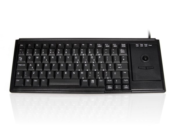 Accuratus K82D keyboard Universal USB QWERTY UK International Black