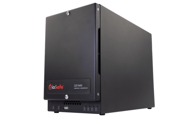 ioSafe 223 NAS Desktop 16 TB Black