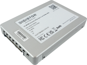 DIGISTOR U.3 PCIe Gen 4 x4 NVMe TCG Opal SSD, 3 DWPD, 1.6TB