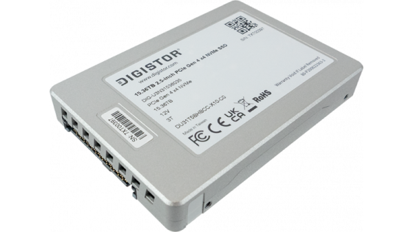 DIGISTOR U.3 PCIe Gen 4 x4 NVMe TCG Opal SSD, 3 DWPD, 3.2TB