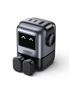 Ugreen USB-A+2C 65W UNO GAN CHARGER Mobile phone, Laptop, Tablet Black AC, USB Indoor