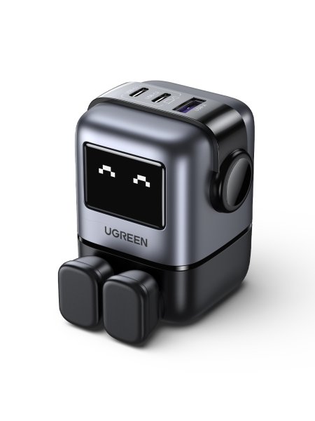 Ugreen USB-A+2C 65W UNO GAN CHARGER Mobile phone, Laptop, Tablet Black AC, USB Indoor