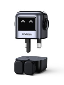 Ugreen USB-A+2C 65W UNO GAN CHARGER Mobile phone, Laptop, Tablet Black AC, USB Indoor