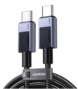 Ugreen 45068 USB cable 2 m USB C 0.48 Gbit/s 240 W Black, Grey