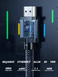 Ugreen 70320 HDMI 2.1 Male To Male Cable 1.5m