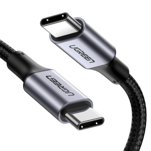 Ugreen 70427 USB cable USB 2.0 1 m USB C Black, Silver