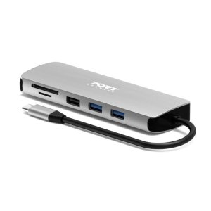 Port Designs 900164 laptop dock/port replicator Wired USB 3.2 Gen 1 (3.1 Gen 1) Type-C Stainless steel