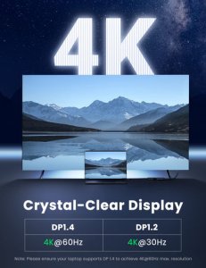 Ugreen 6-in-1 USB-C Hub USB Type-C Silver