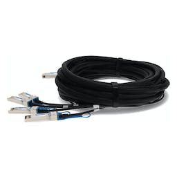 AddOn Networks JG331A-10MA-AO InfiniBand/fibre optic cable 10 m QSFP+ 4xSFP+ Black, Silver