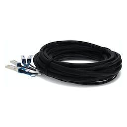 AddOn Networks JG331A-10MA-AO InfiniBand/fibre optic cable 10 m QSFP+ 4xSFP+ Black, Silver