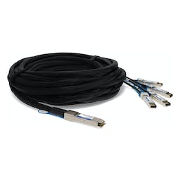 AddOn Networks JG331A-10MA-AO InfiniBand/fibre optic cable 10 m QSFP+ 4xSFP+ Black, Silver
