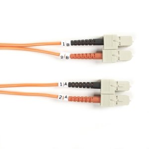 Black Box FO50-LSZH-005M-SCSC InfiniBand/fibre optic cable 5 m SC Orange