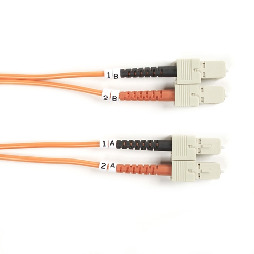 Black Box FO50-LSZH-005M-SCSC InfiniBand/fibre optic cable 5 m SC Orange