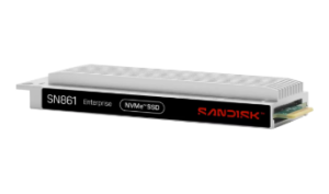 SanDisk SN861 3.84 TB E1.S PCI Express 5.0 NVMe