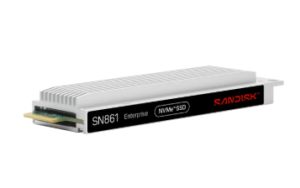 SanDisk SN861 3.84 TB E1.S PCI Express 5.0 NVMe