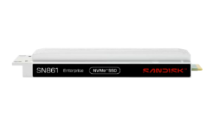 SanDisk SN861 3.84 TB E1.S PCI Express 5.0 NVMe