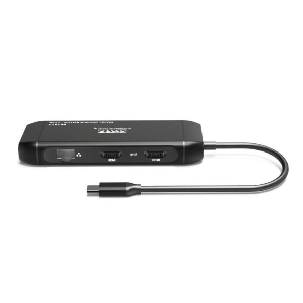 Port Designs Mobile docking station 2 X 4K USB-C 7 peripherals 100W