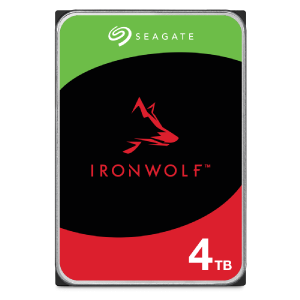 Seagate IronWolf ST4000VN006 internal hard drive 4 TB 5400 RPM 256 MB 3.5″ Serial ATA III