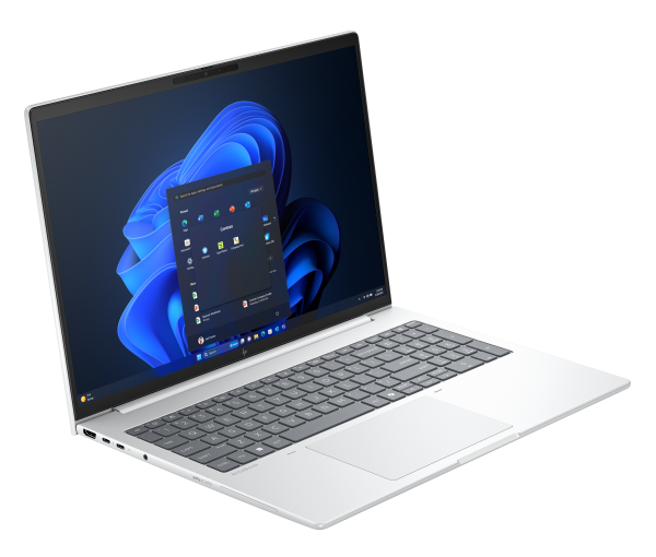 HP EliteBook 8 G1i 16 Intel Core Ultra 5 225U Laptop 40.6 cm (16") WUXGA 16 GB DDR5-SDRAM 512 GB SSD Wi-Fi 7 (802.11be) Windows 11 Pro AI PC Silver