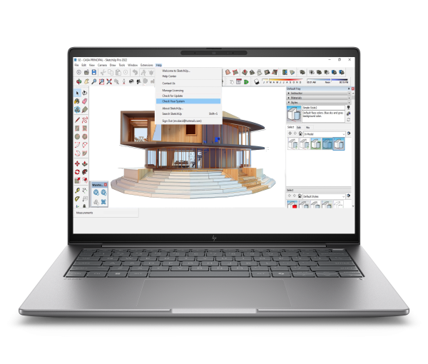 HP ZBook 8 G1i Intel Core Ultra 7 255H Mobile workstation 35.6 cm (14") WUXGA 32 GB DDR5-SDRAM 1 TB SSD NVIDIA RTX 500 Ada Wi-Fi 7 (802.11be) Windows 11 Pro AI Workstation, AI PC Silver