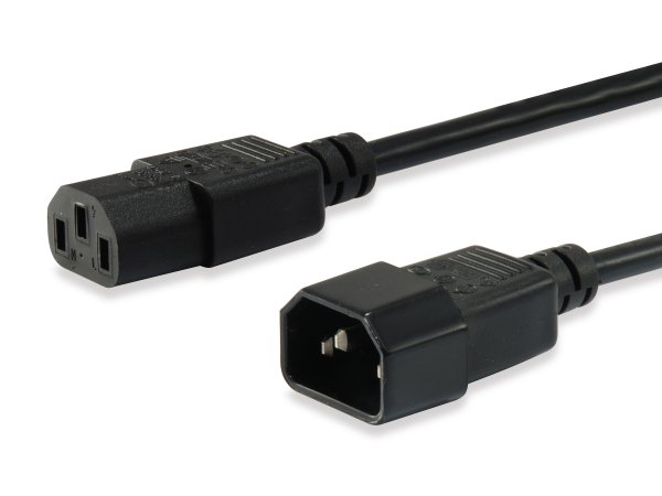 Equip High Quality Power Cord, C13 to C14, 1.5m