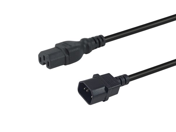 Equip 112171 power cable Black 3 m C14 coupler C15 coupler