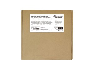 Equip USB-C to C Active Optical Cable, M/M, 15m, PD 60W, 4K/60Hz, 10Gbps, Video+Data+PD