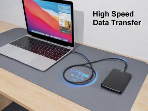 Equip USB-C to C Active Optical Cable, 5m, PD 60W, 8K/60Hz, 10Gbps, Video+Data+PD